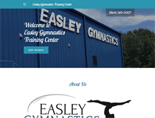 Tablet Screenshot of easleygym.com